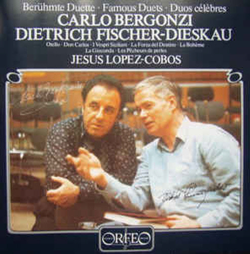 [중고] Carlo Bergonzi, Dietrich Fischer-Dieskau / Famous Duets (수입/c028821a)