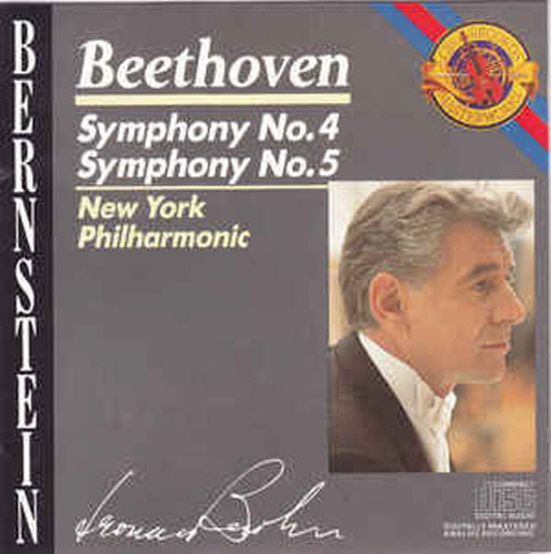 [중고] Leonard Bernstein / Beethoven : Symphonies Nos.4 &amp; 5 (수입/mk42221)