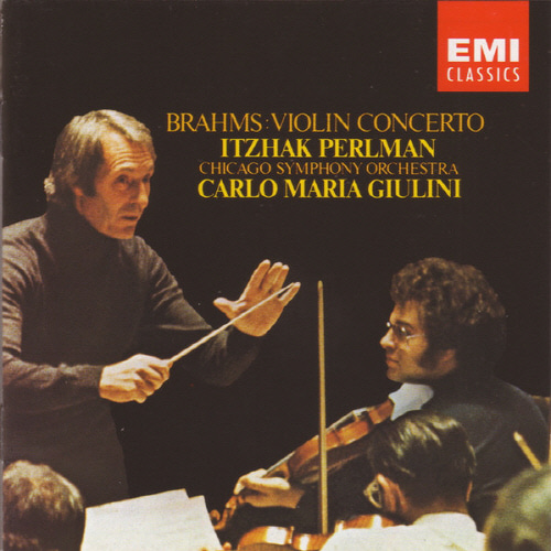 [중고] Itzhak Perlman, Carlo Maria Giulini / Brahms : Viollin Concerto (일본수입/toce3018)