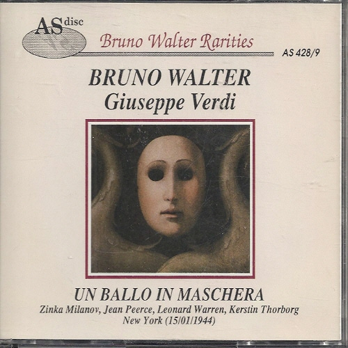 [중고] Bruno Walter / Verdi : Un ballo in maschera (2CD/수입/as4289)