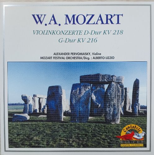 [중고] Alverto Lizzio / Mozart: Violinkonzerte D-dur, G-dur (srk5028)