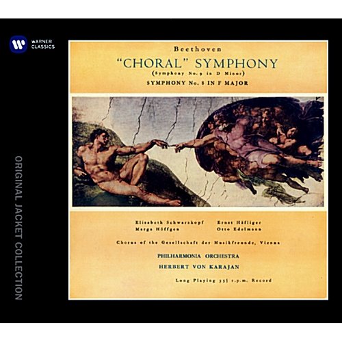 [중고] Herbert Von Karajan / Beethoven: Symphonies No. 9 &amp; 8 (3CD/5054196507954/pwc3d0024)