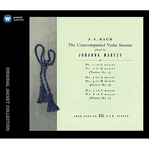 [중고] Johanna Martzy / Bach: Sonatas &amp; Partitas (2CD/pwc2d0031/0724357221122)