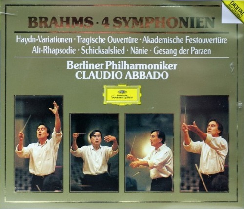 [중고] Claudio Abbado / Brahms: 4 Symphonien (4CD/수입/4356832)