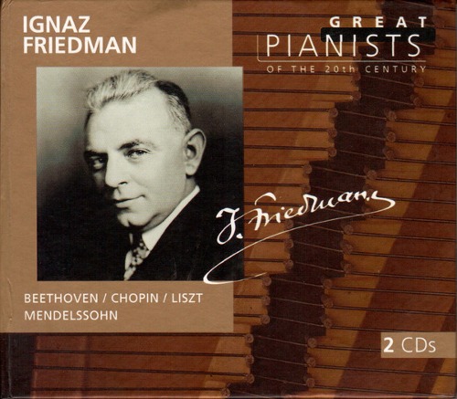 [중고] Ignaz Friedman / Great Pianists Of The 20th Century 30 (수입/Digipack/2CD/4567842)