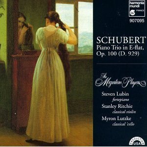 [중고] The Mozartean Players (Steven Lubin, Stanley Ritchie, Myron Lutzke) / Schubert: Piano Trio in E-flat, Op. 100 D.929 (수입/hmu907095)