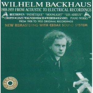 [중고] Wilhelm Backhaus / 1908-1935 From Acoustic to Electric Recordings (수입/ab78513)
