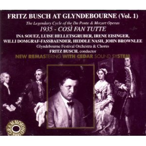 Fritz Busch, Ina souez, luise helletsgruber / Fritz Busch at Glyndebourne 1 (수입/미개봉/2CD/ab786178)