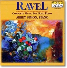 Abbey Simon / Ravel : Complete Music for Solo Piano (2CD/수입/미개봉/cdx5012)