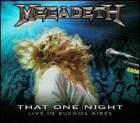 [중고] Megadeth / That One Night: Live In Buenos Aires (2CD)