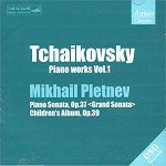 Mikhail Pletnev / 차이코프스키 : 피아노 작품 1집 (Tchaikovsky : Piano Works, Vol.1/미개봉/amc2029)