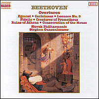 [중고] Stephen Gunzenhauser / Beethoven : Overtures, Vol.1 (수입/8550072)