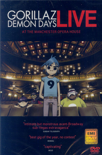 [중고] [DVD] Gorillaz / Demon Days Live: At The Manchester Opera House