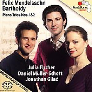 [중고] Julia Fischer, Daniel Muller-Schott, Jonathan Gilad / Mendelssohn : Piano Trios No.1 Op.49, No.2 Op.66 (SACD Hybrid/수입/5186085)