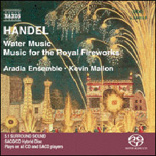 [중고] Aradia EnsembleㆍKevin Mallon / Handel : Water MusicㆍMusic For The Royal Fireworks (SACD/수입/6110115)