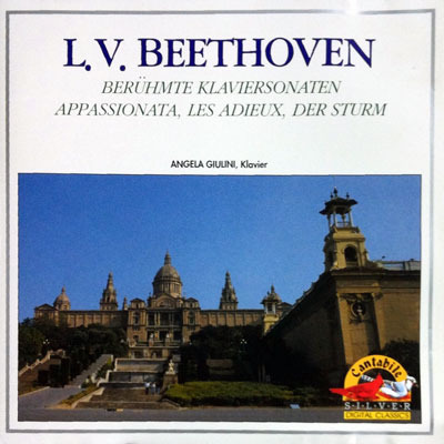 [중고] Angela Giullini / Beethoven : Appassionata, Les Adieux, Der Sturm (srk5048)