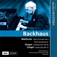 [중고] Wilhelm Backhaus / Beethoven : Piano Concerto No.5, etc. Chopin Etudes (수입/mm0062)