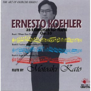 [중고] Motoki Kato (加藤元章/모토키 카토) / Koehler 35 Exercises For Flute Op.33 (일본수입/2CD/wwcc72267)