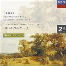 [중고] Georg Solti / Elgar : Symphonies Nos.1, 2 (2CD/4438562)