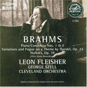 [중고] Leon Fleisher, George Szell / Brahms : Piano Concerto No.1 Op.15 No.2 Op.83, Handel Variations Op.24, (2CD/수입/mk2k63225)