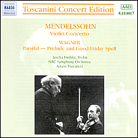 [중고] Arturo Toscanini / Mendelssohn : Violin Concerto, Wagner : Parsifal (수입/8110817)