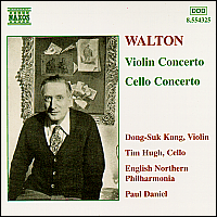 [중고] 강동석 (Dong-Suk Kang), Tim Hugh, Paul Daniel / Walton : Violin Concerto, Cello Concerto (수입/8554325)