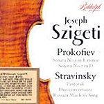 [중고] Joseph Szigeti / Joseph Szigeti Performs Prokofiev &amp; Stravinsky (수입/8020420)