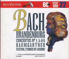 [중고] Rudolf Baumgarther / Bach : Brandenbrug Concerto No.1,5,6 (bmgcd9822)