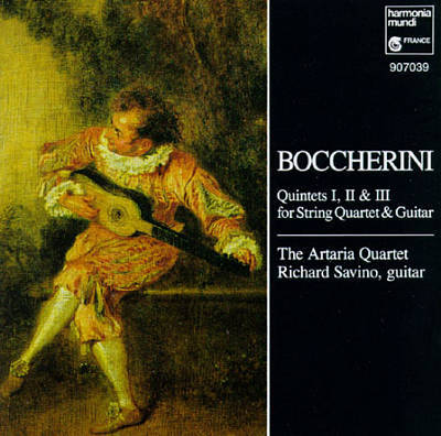 [중고] Artaria Quartet / Luigi Boccherini: Quintets I, II &amp; III for String Quartet &amp; Guitar (수입/hmu907039)