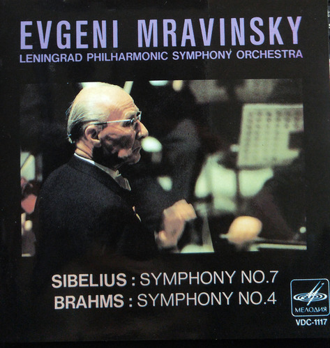 [중고] Evgeni Mravinsky / Sibelius Symphony no.7, Brahms Symphony no.4  (일본수입/vdc1117)