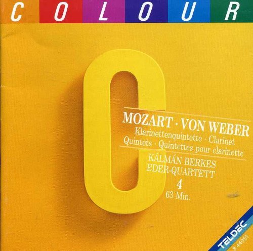 [중고] Kalman Berkes, Eder-Quartett, Dieter Klocker / Mozart &amp; Von Weber: Clarinet Quintets (수입/844051)