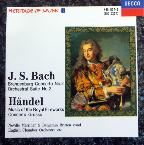 [중고] Bach, Handel / Heritage Of Music 7 (4405072)