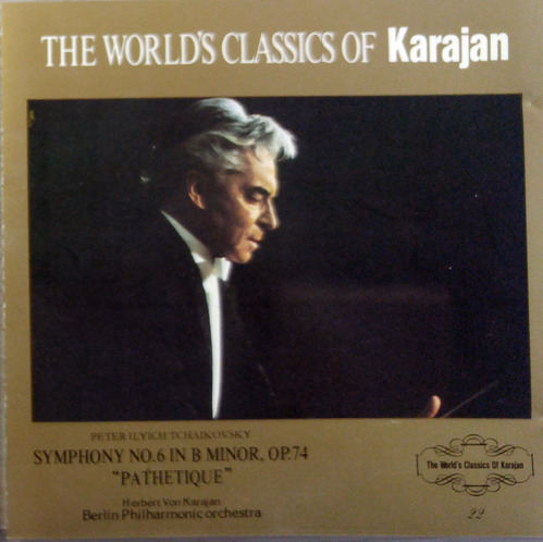 [중고] Karajan / Tchaikovsky Symphony No.6 In B Minor, Op.74 - The World&#039;s Classics Of Karajan 22 (일본수입/urc0022)