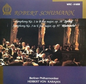 Herbert Von Karajan / Schumann: Symphony No.1,3 (미개봉/wrc018sb)