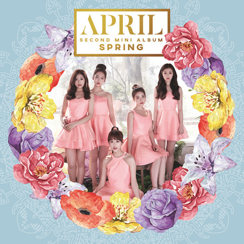 [중고] 에이프릴 (April) / Spring (2rd Mini Album/홍보용)