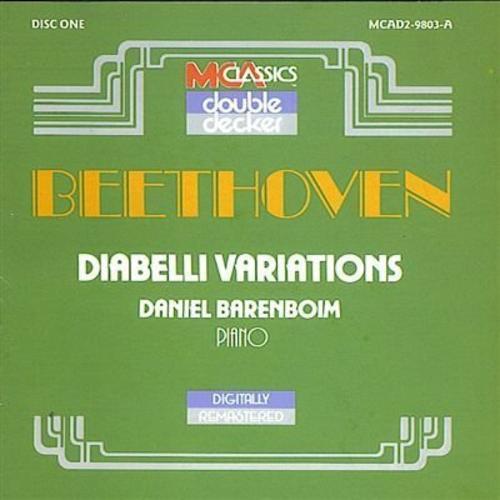 [중고] Daniel Barenboim / Beethoven Diabelli Variations, Sonata No. 8&amp;14&amp;23 (수입/mcad29803a,b)