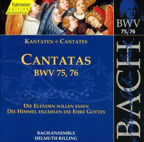[중고] Helmuth Rilling / Bach: Cantatas, BWV 75-76 (수입/cd92024)
