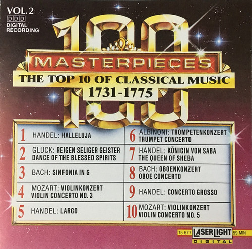 [중고] V.A. / The Top 10 Of Classical Music 1731-1775 (15677)