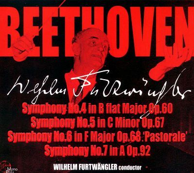 [중고] Wilhelm Furtwangler / Beethoven : Symphony No.4~7 (2CD/스티커부착/gi2050)