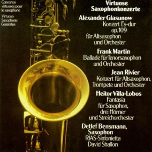 [중고] Detlef Bensmann / Virtuoso Saxophone Concertos (수입/311025f1)