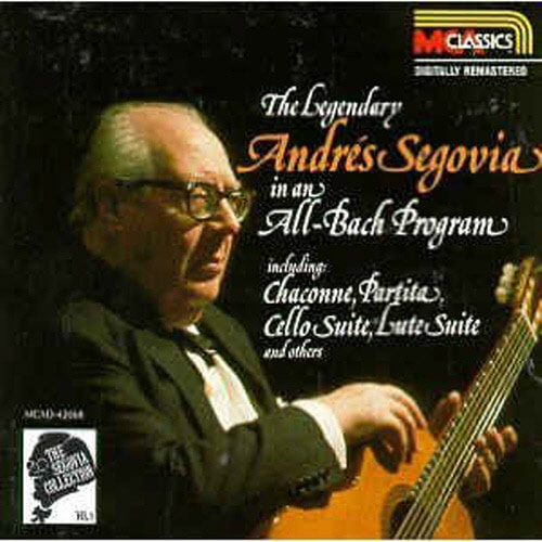 [중고] Andres Segovia / The Segovia Collection Vol.1 - Bach (mcad42068)
