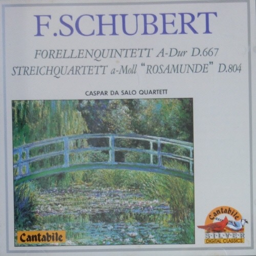 [중고] Caspar da Solo Quartett / Schubert : Forellenquintett, Streichouartett &quot; Rosamaude&quot; (srk5041)
