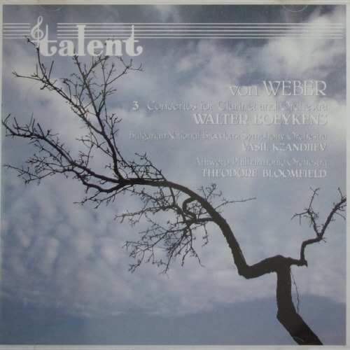 [중고] Walter Boeykens / Weber : Clarinet Concertos (skcdl0232)