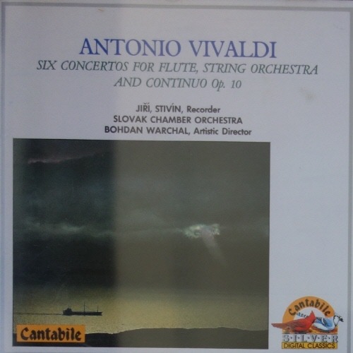 [중고] Bohdan Warchal / Vivaldi : Flute Concertos Op.10, No.1-6 (sxcd5079)