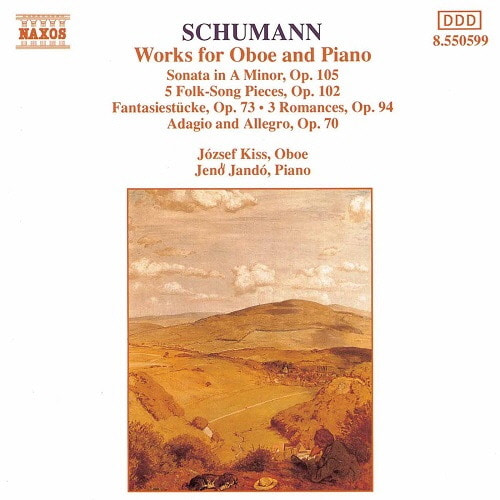 [중고] Jozsef Kiss, Jeno Jando / Schumann : Works for Oboe and Piano (수입/8550599)