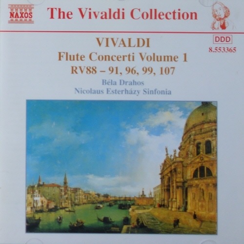 [중고] Bela Drahos / Vivaldi : Flute Concerti RV88-91, 96, 99, 107 (수입/8553365)