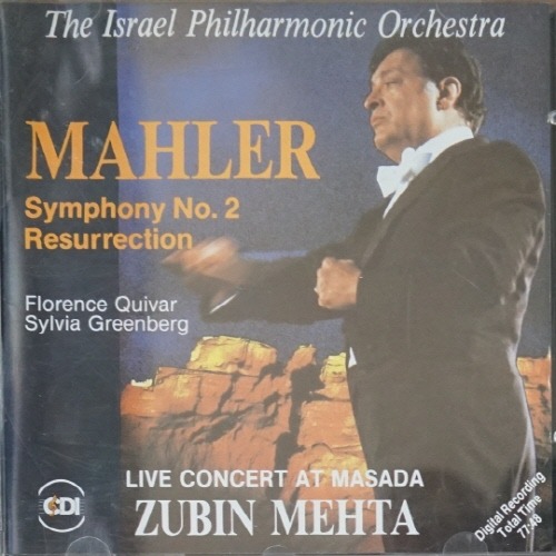 [중고] Zubin Mehta / Mahler : Symphony No.2 (수입/cdi28901)