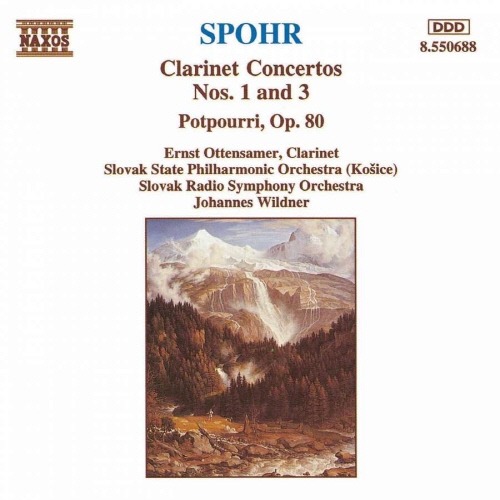 [중고] Johannes Wildner / Spohr : Clarinet Concertos Nos. 1 &amp; 3, Potpourri (수입/8550688)