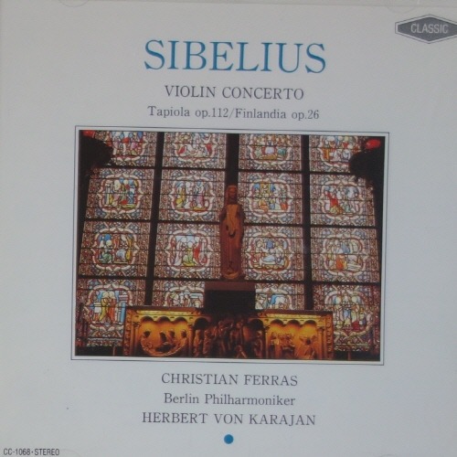 [중고] Herbert Von Karajan / Sibelius : Violin Concerto (일본수입/cc1068)