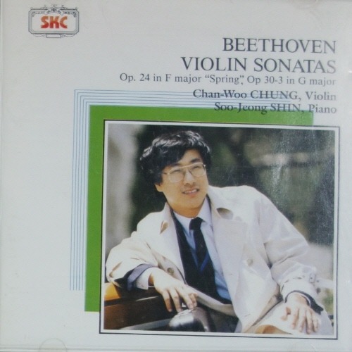 [중고] 정찬우, 신수정 / Beethoven : Violin Sonatas Nos.5 &amp; 8 Minuet (skcdc0160)